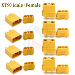 Конектор XT90 Male+Female | Роз'єми живлення XT90 для дронів, акумуляторів, RC моделей 10 пар